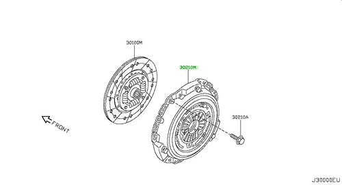 Genuine Nissan Infiniti Clutch Cover Assembly 30210-4GA0A Q50 Q70