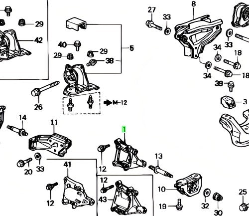 Genuine Honda Compressor Bracket 38930-P72-000 Civic Integra