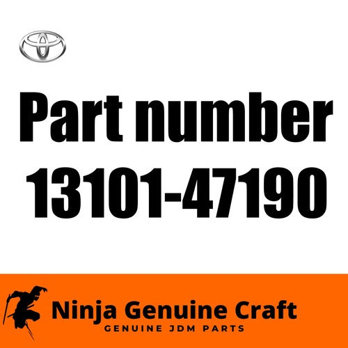 Genuine Toyota Piston Sub-Assy with Pin 13101-47190 OEM