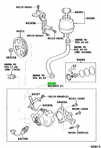 Genuine Lexus GS300 GS400 GS430 SC430 Power Steering Vane Pump 44320-30570