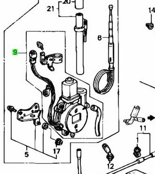 Genuine Honda Integra DC2 DB8 Power Antenna Motor 39155-ST7-0131