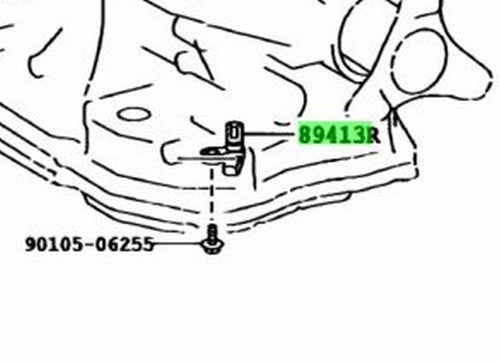 Genuine TOYOTA Lexus Transmission Revolution Sensor NOUT 89413-11020 89413110201