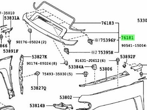 Original bulge, hood, 7618035031D1 for TOYOTA 76180-35031-D11