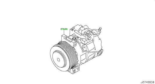 Genuine Nissan Compressor 92600-JF00C