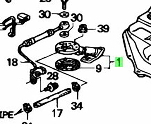 Genuine Honda Fuel Pump Civic EG4 EG6 OEM 17040-SR3-9311