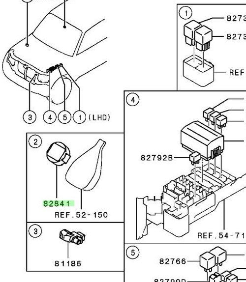 New Genuine Mitsubishi Pajero Montero Rain Light Sensor 8634A0541
