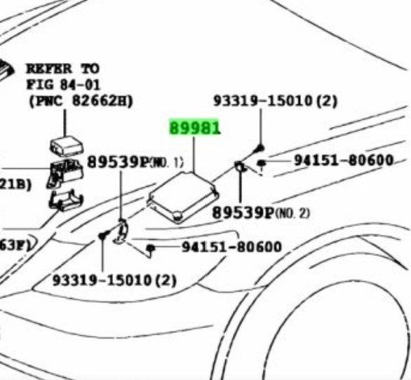 Genuine TOYOTA Lexus LS600H Hybrid VehicleControlComputer 89981-50110 89981501101