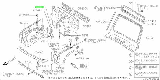 OEM Genuine Suzuki Jimny A/JB Series Heater Water Valve 74710-83000 74710830001