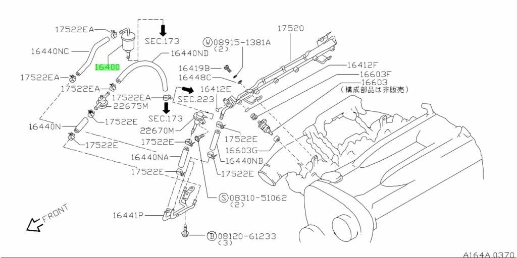 OEM STRAINER ASSEMBLY, FUEL Genuine Nissan GT-R R33 BCNR33 AY505-NS0042
