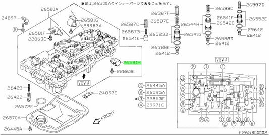 26581-54J70-000 Suzuki Solenoid,control no.3 2658154J70000, New Genuine OEM Part1