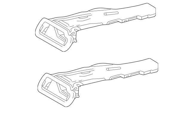 OEM TOYOTA Land Cruiser Lexus Rear SideAirDuct No.4 No.6 87220-60080 87230-600701