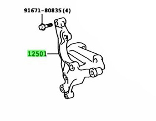 OEM BRACKET SUB-ASSY ALTERNATOR Genuine Toyota HiAce Van 200 GDH206V 12501-110111