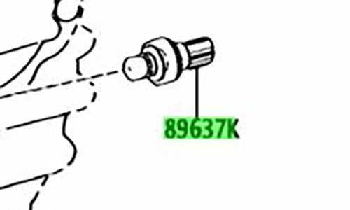 OEM Genuine TOYOTA Lexus Engine Oil Pressure Sensor 89637-12040 89637120402