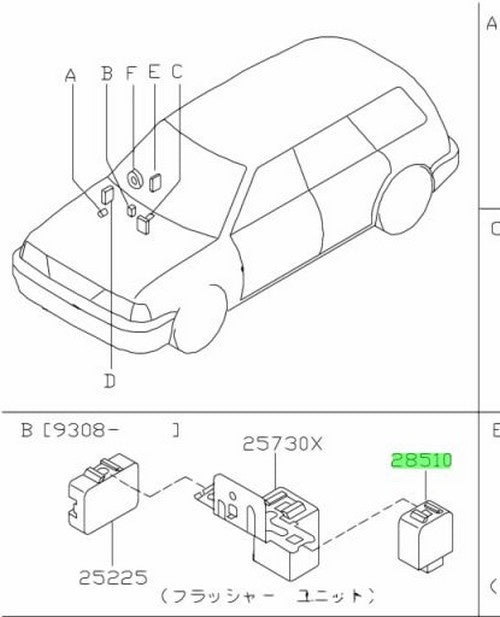 New Genuine Nissan Rear Windshield Wiper Amplifier Module 28511-89972 OEM1
