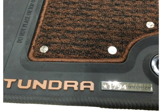 22-24 TUNDRA 1794 CREWMAX ALL WEATHER FLOOR LINER MATS GENUINE TOYOTA2