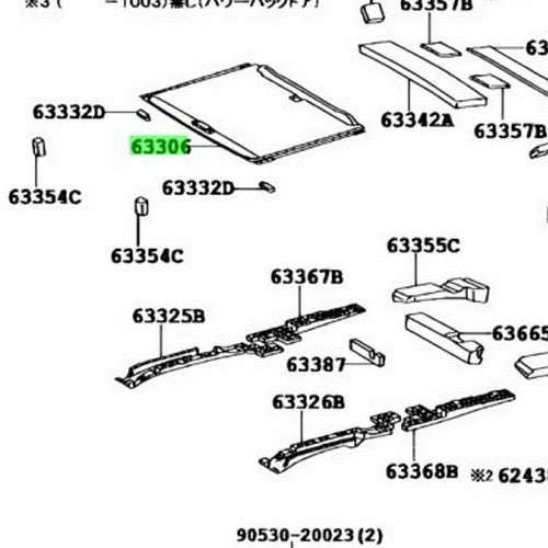 TOYOTA LEXUS RX270/350/450H Sunshade Trim MoonRoof Sunshade Ivory 63306-48150-A01