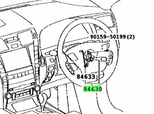 OEM Genuine TOYOTA Lexus Cruise Control Main Switch Assy 84630-50090 84630500901