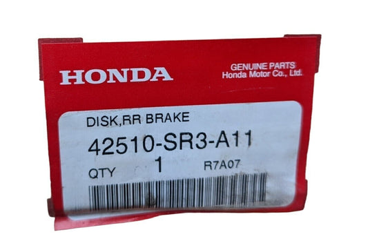 OEM DISC REAR BRAKE;DISK, RR. BRAKE R&L SET Genuine HONDA Civic Si 42510-SR3-A11