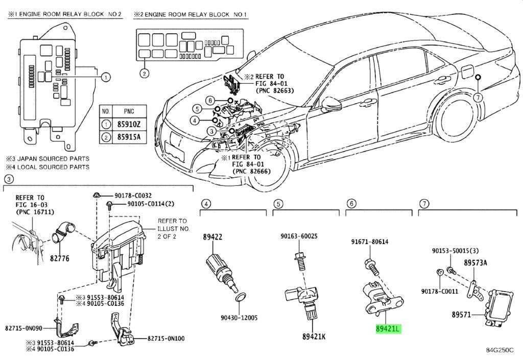 New Genuine Toyota Turbo Pressure Sensor 89421-78020 OEM1
