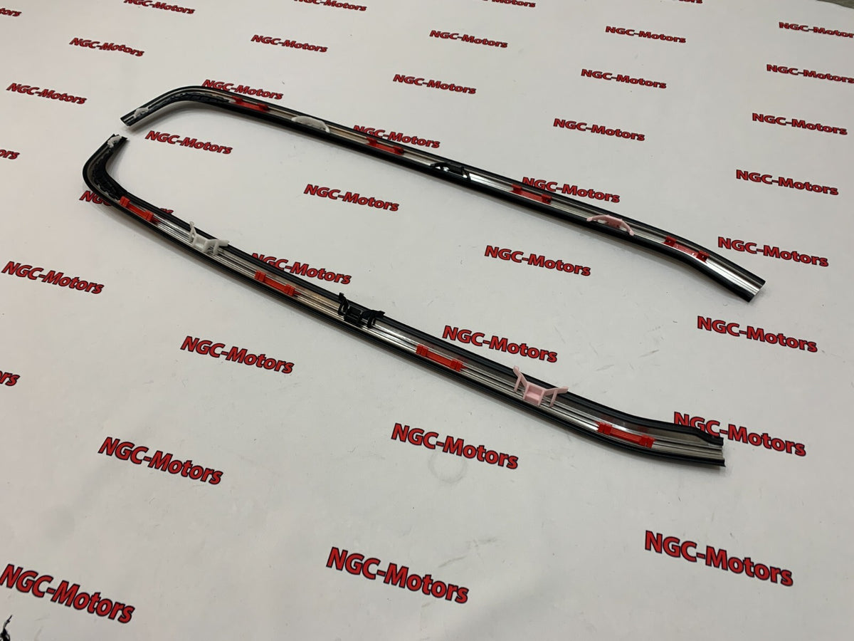 Honda Genuine Civic del Sol Molding Assembly RH+LH Front Windshield Side 1993-97