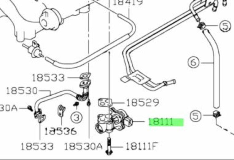 18111-77E02-000 Suzuki Valve,egr 1811177E02000, New Genuine OEM Part2