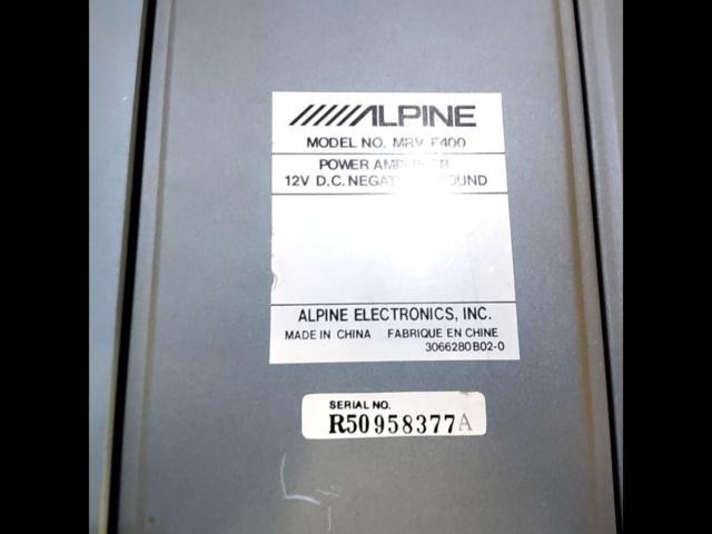 ALPINE MRV-F4005