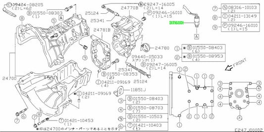 37610-81A00-000 Suzuki Switch assy,back up lamp 3761081A00000, New Genuine OEM P1