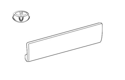 Genuine Toyota 4Runner Front Door Outside Molding LH Silver 75732-35130-B0