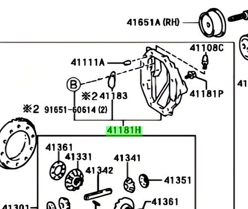 Genuine Toyota Supra Lexus SC300 SC400 GS300 Rear Differential Cover 41181-24020