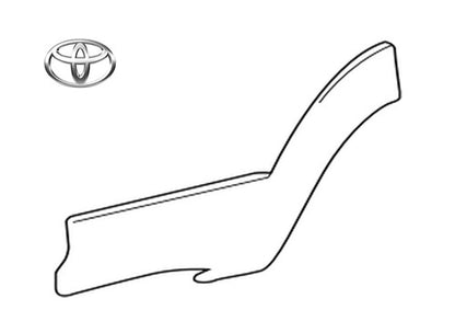 Genuine Toyota 4Runner Rear Door Outside Molding LH Black 75742-35130-C0 OEM