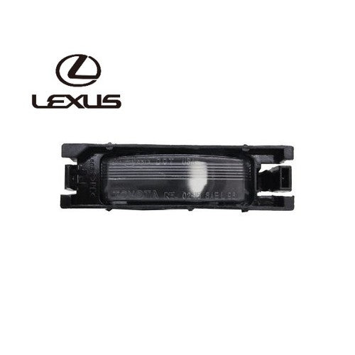 Genuine Lexus SC430 Toyota Avalon Solara License Plate Lamp Lens LH 81691-02041