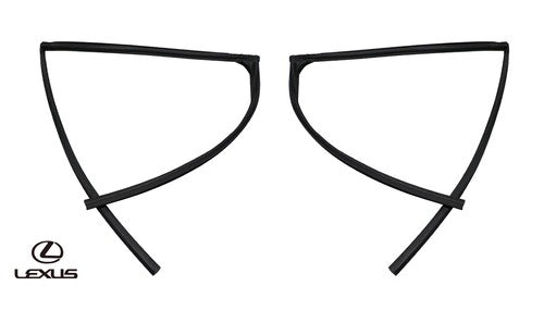 Genuine Toyota Lexus GS Rear Door Glass Run RH LH Set 68142-30230 68152-30130