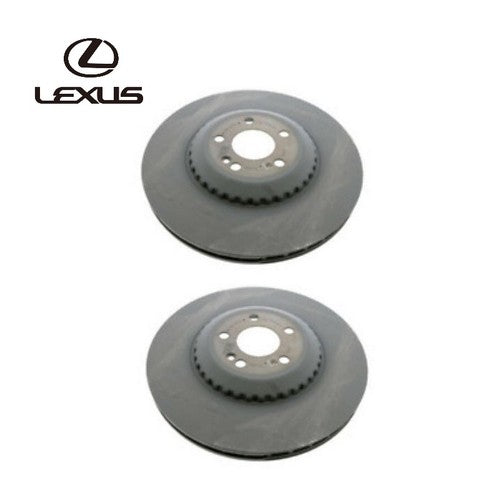 Genuine Lexus GS F RC F Rear Brake Disc RH LH Set 42431-0W050 42432-0W010