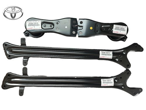 Genuine Toyota Rear Suspension Brace & Stopper Set 52297/52298/52203/52204-53010