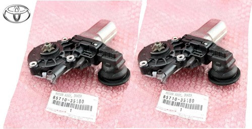 Genuine Toyota Power Window Regulator Motor x2 85710-35180 4Runner Corolla