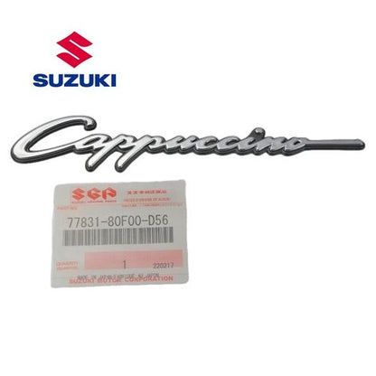 Genuine Suzuki Cappuccino Trunk Lid Rear Emblem 77831-80F00-D56 EA11R EA21R