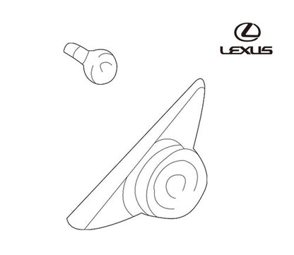 Genuine Lexus SC430 Front Door Lower Frame Bracket Garnish LH 67492-24040-C0