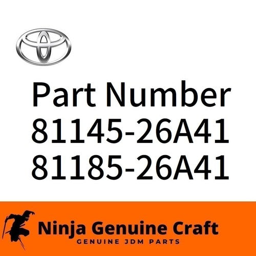 Genuine Toyota Regius Ace Headlamp Unit RH LH Set 81145-26A41 81185-26A41