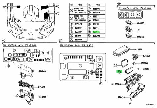 Genuine Toyota Lexus Integration Relay No.2 82641-30320