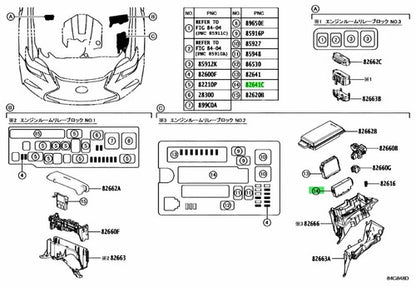 Genuine Toyota Lexus Integration Relay No.2 82641-30320