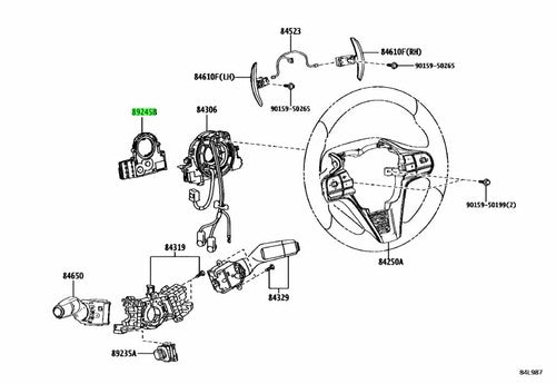 Genuine Toyota Steering Sensor 8924B-50050