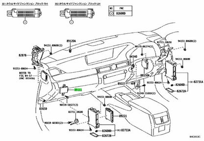 Genuine Toyota Lexus GS F GS Series Network Gateway Computer 89100-30230