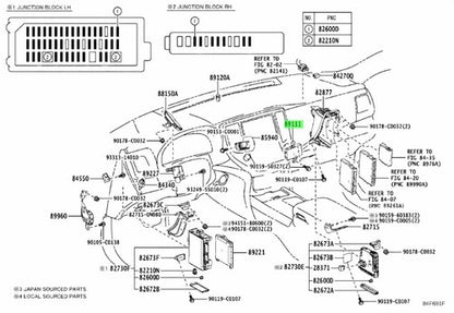 Genuine Toyota Lexus GS IS Crown Network Gateway Computer 89100-30231