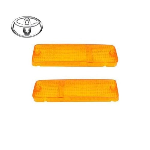 Genuine Toyota Front Turn Signal Lens RH LH Set 81511-12280 81521-12260