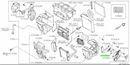 Genuine Nissan Air Mix Actuator Assembly HVAC OEM 27732-AM610