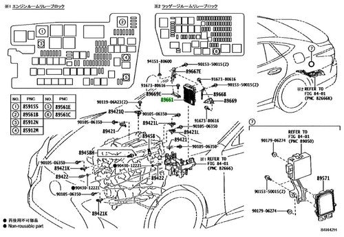Genuine Toyota Lexus LS500 LS500h Engine Control Computer ECU 89661-50R90 OEM