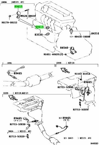 Genuine Toyota Knock Sensor 89615-52030 Corolla Allion Echo Funcargo