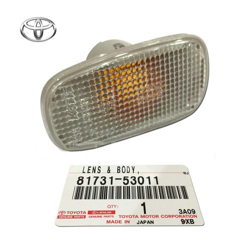Genuine Toyota Side Turn Signal Lamp Lens 81731-53011 Set of 2 OEM New