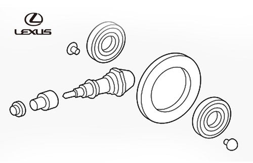 Genuine Lexus Rear Differential Final Gear Kit 41201-59345 LS500 LS500h