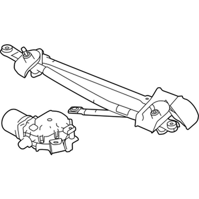 Genuine Toyota Lexus RX Front Wiper Motor & Link Assy 85010-48312 OEM0